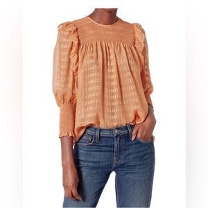 Joie Jamila Silk Blouse sz medium 6 8